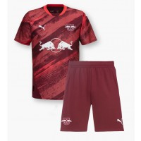 Fotbalové Dres RB Leipzig Antonio Nusa #7 Dětské Venkovní 2024-25 Krátký Rukáv (+ trenýrky)